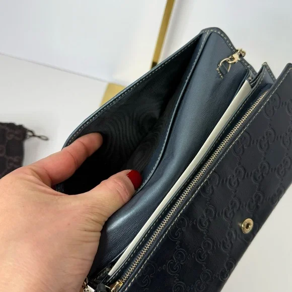 Gucci Leather Wallet on a Chain - Picture 7 of 16